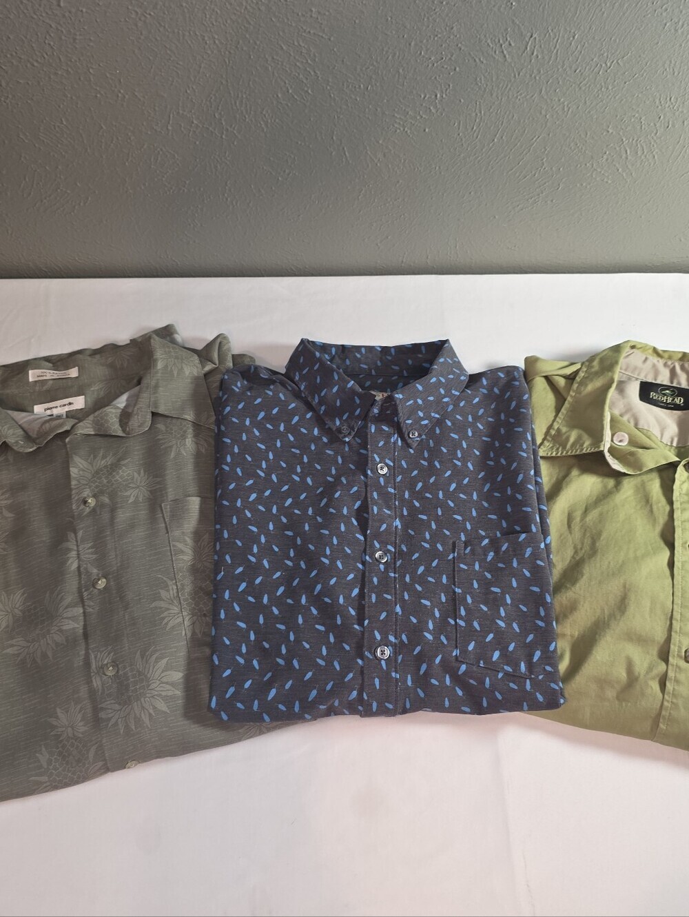 ✨ Huk, Pierre Cardin, Redhead Casual Shirt Bundle - Lot of 3 (Size 2XL) ✨